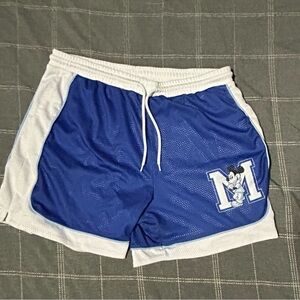 Limited release Aeropostale X Disney Mikey Mouse Blue and White Athletic Shorts